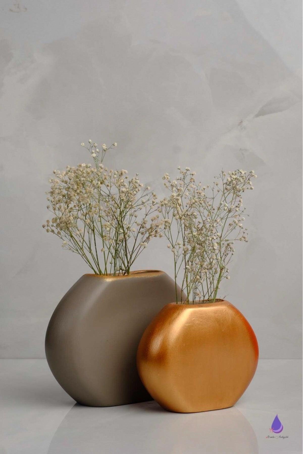 Ceramic Vase Decorative Handmade Ceramic Vase Set of Two - Swordslife