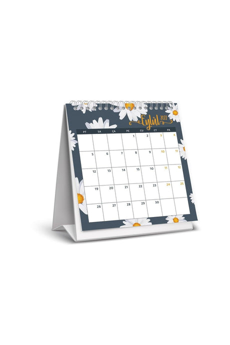 Keskin Academic Desk Calendar - Çiçek