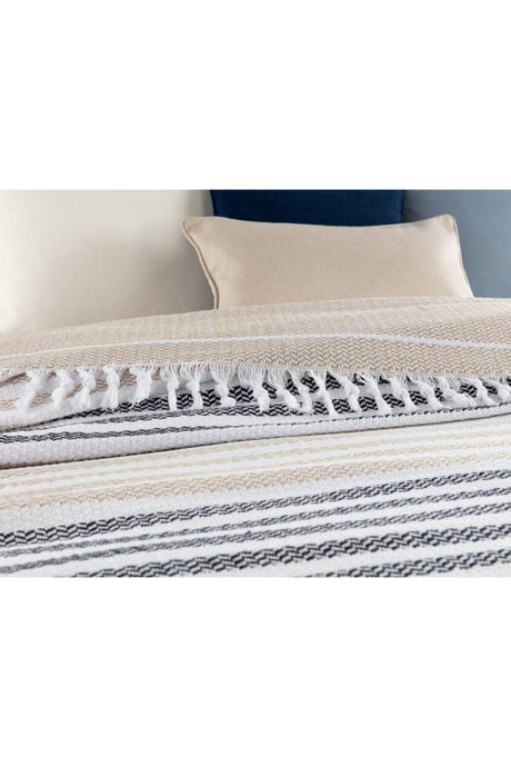 Sheryl Single Bedspread - Beige /