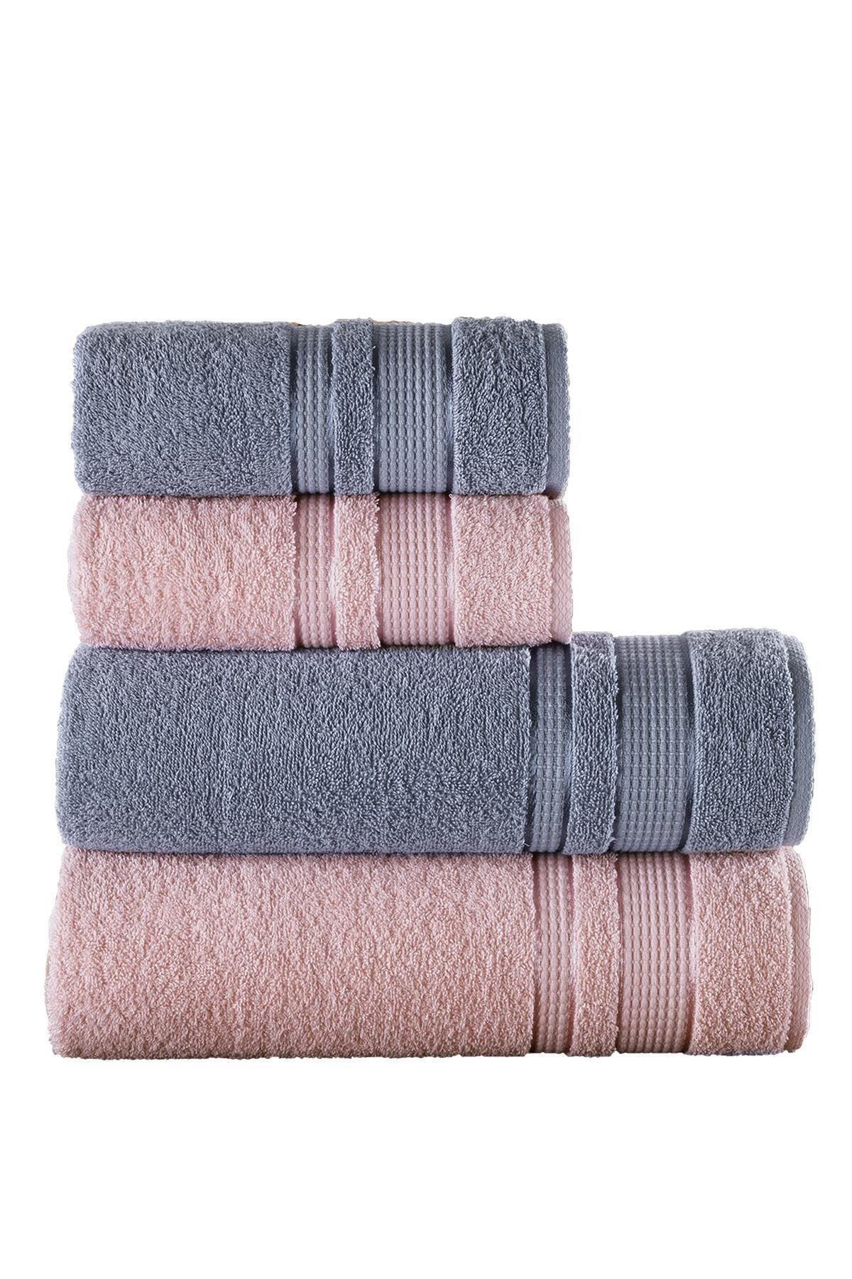 Silky Bath Towel Set of 4