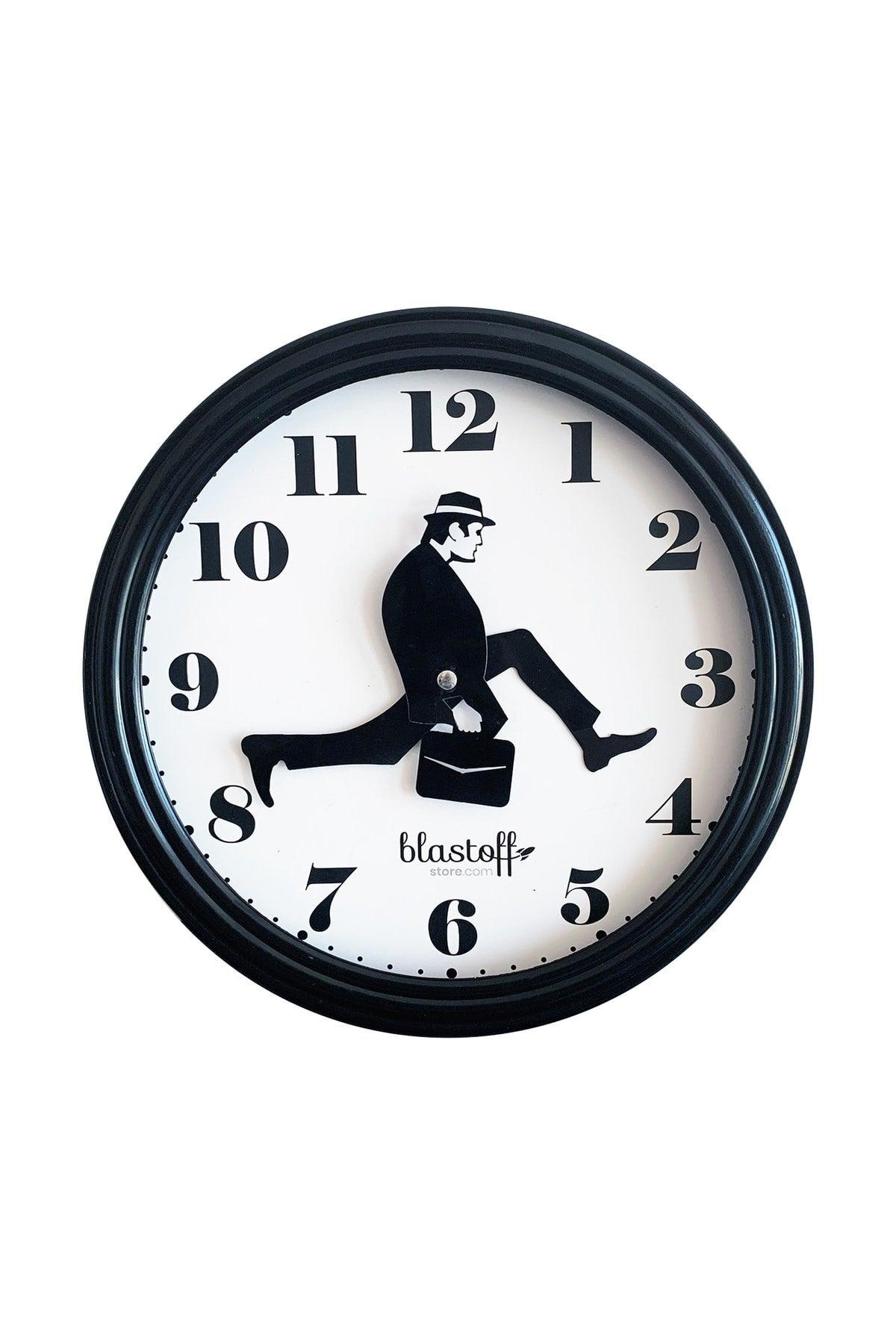 Silly Walk, Silly Walk Funny Quiet Creative Wall Clock Artistic Modern Decorative Gift Clocks - Swordslife