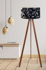 Silver Leaf Black Head Tripod Floor Lamp - Swordslife