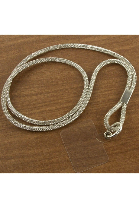 Silver Stone Phone Neck Strap