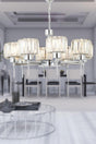 Simplem 8'Li Chrom Crystal Stone Modern Design Salon-Schlafzimmer Kristal Hall Chandeler - Swordslife