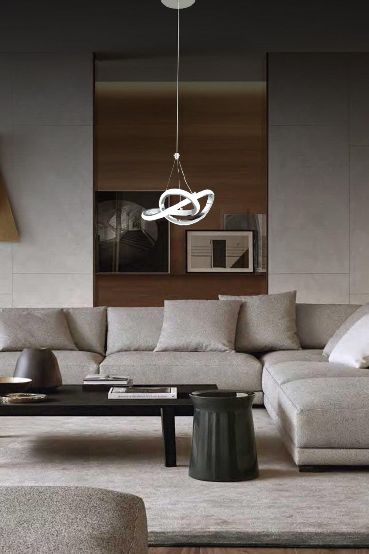 Single Led Sport Modern Chandelier - Swordslife