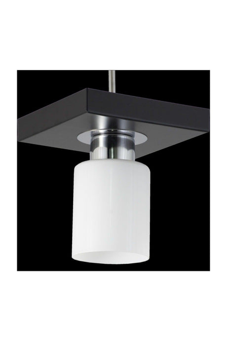 Single Modern Sport Model Square Tray Black Chandelier - Swordslife