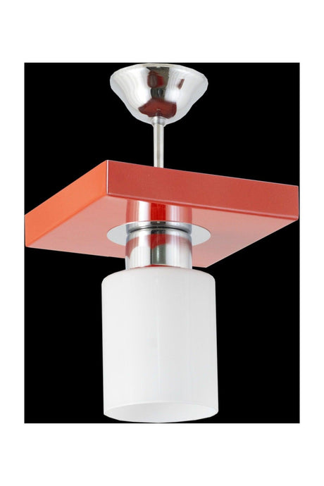 Single Modern Sport Model Square Tray Red Chandelier - Swordslife