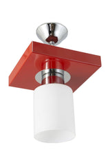 Single Modern Sport Model Square Tray Red Chandelier - Swordslife