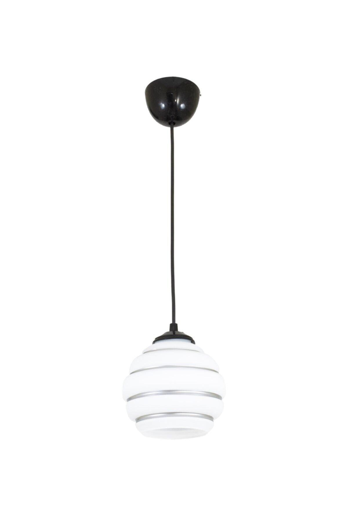 Single Special Striped Glass Model Modern Pendant Chandelier - Swordslife