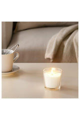 Sınnlıg Sweet Vanilla Scented Candle in 7.5 Cm Glass Container - Swordslife