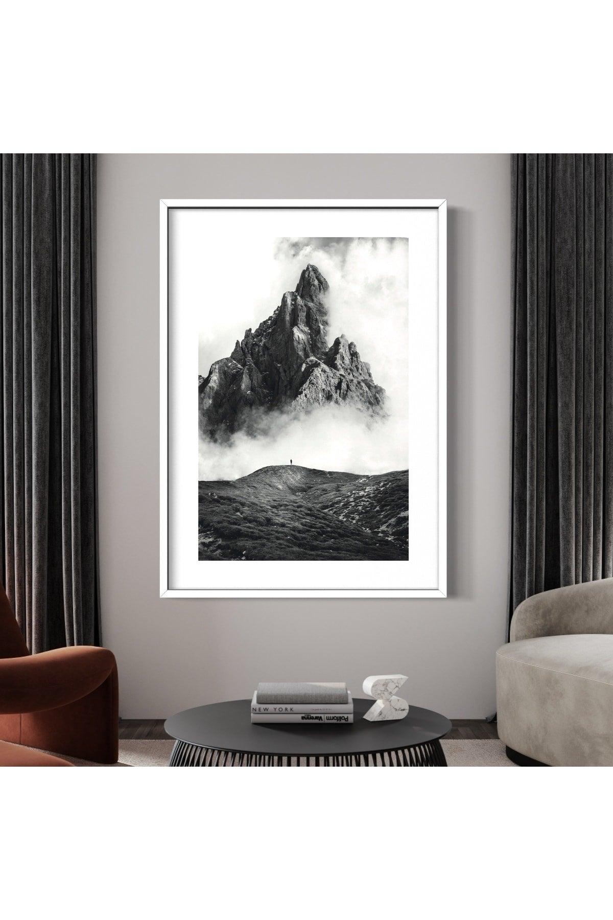 Black & White Nature Scenery Set of 3 Unframed Posters, Natural Painting Poster, Wall Decoration - Swordslife