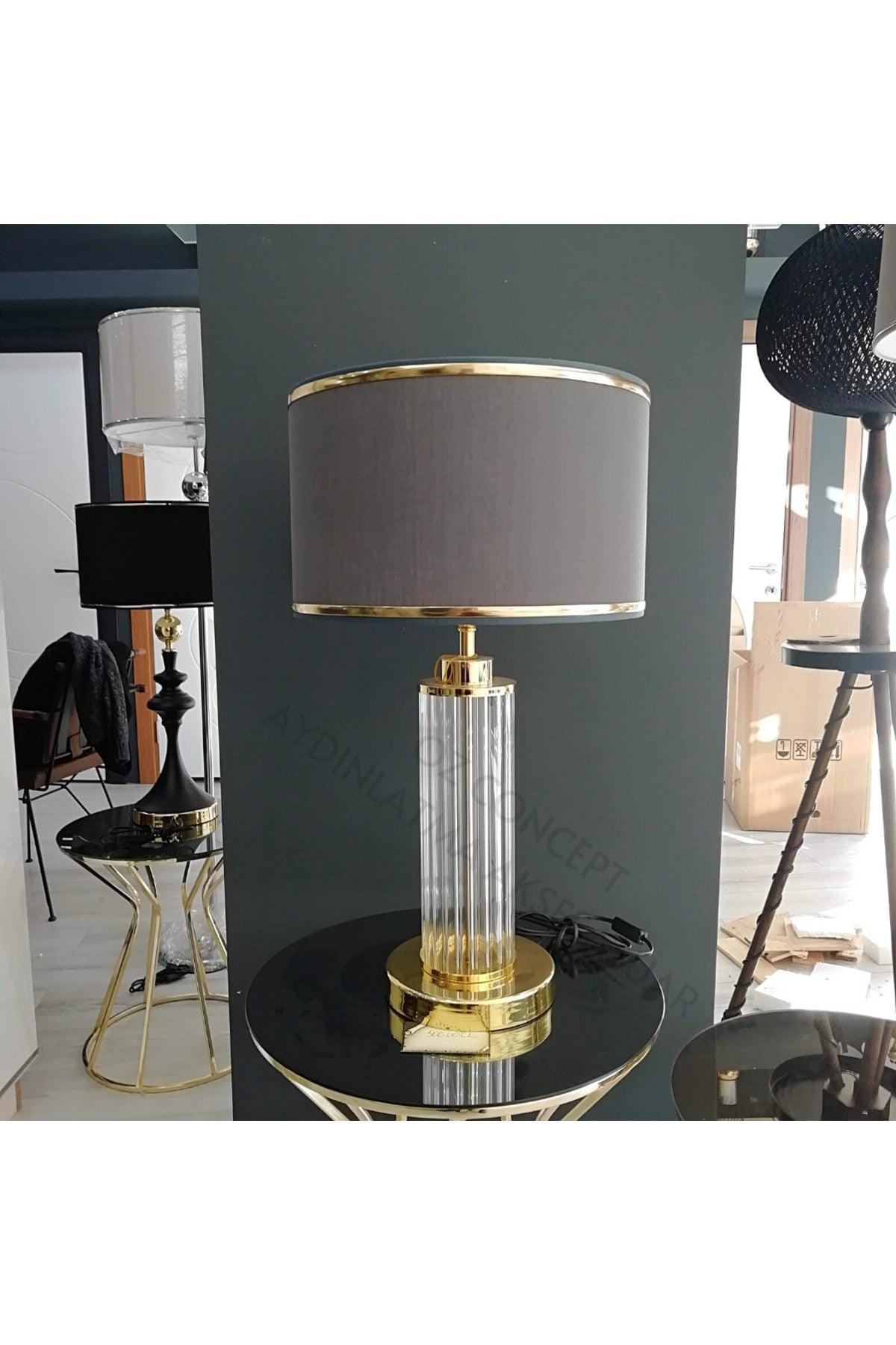 Skaftet Glass Gold Metal Lampshade - Swordslife