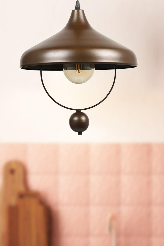 Göksel Single Chandelier Dark Brown - Swordslife