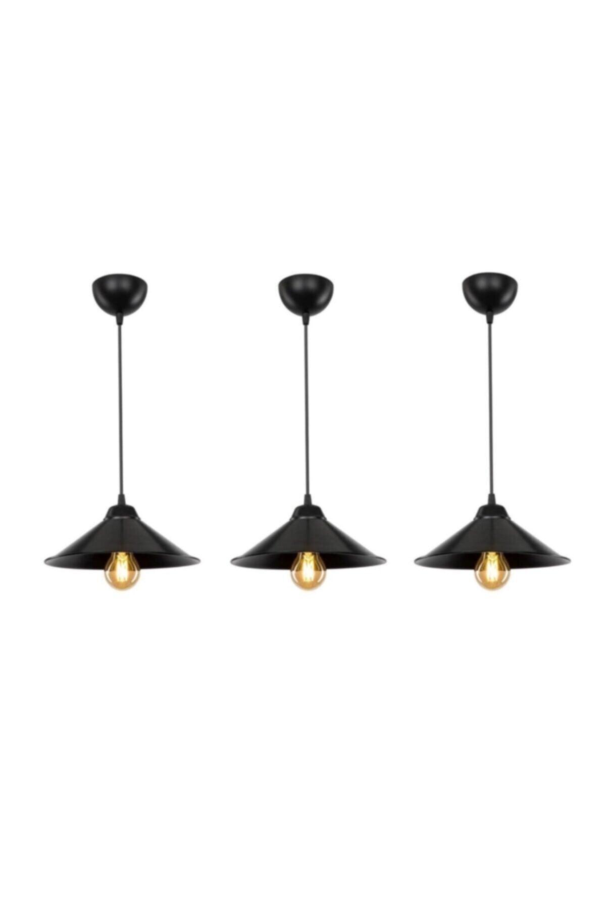 Slm Sax Black Single Chandelier 3 Pieces - Swordslife