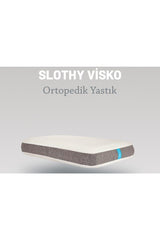 Slothy Visco Orthopedic Neck Straightening Neck Pain Support Comfortable Sleeping Pillow, 50x70 - Swordslife