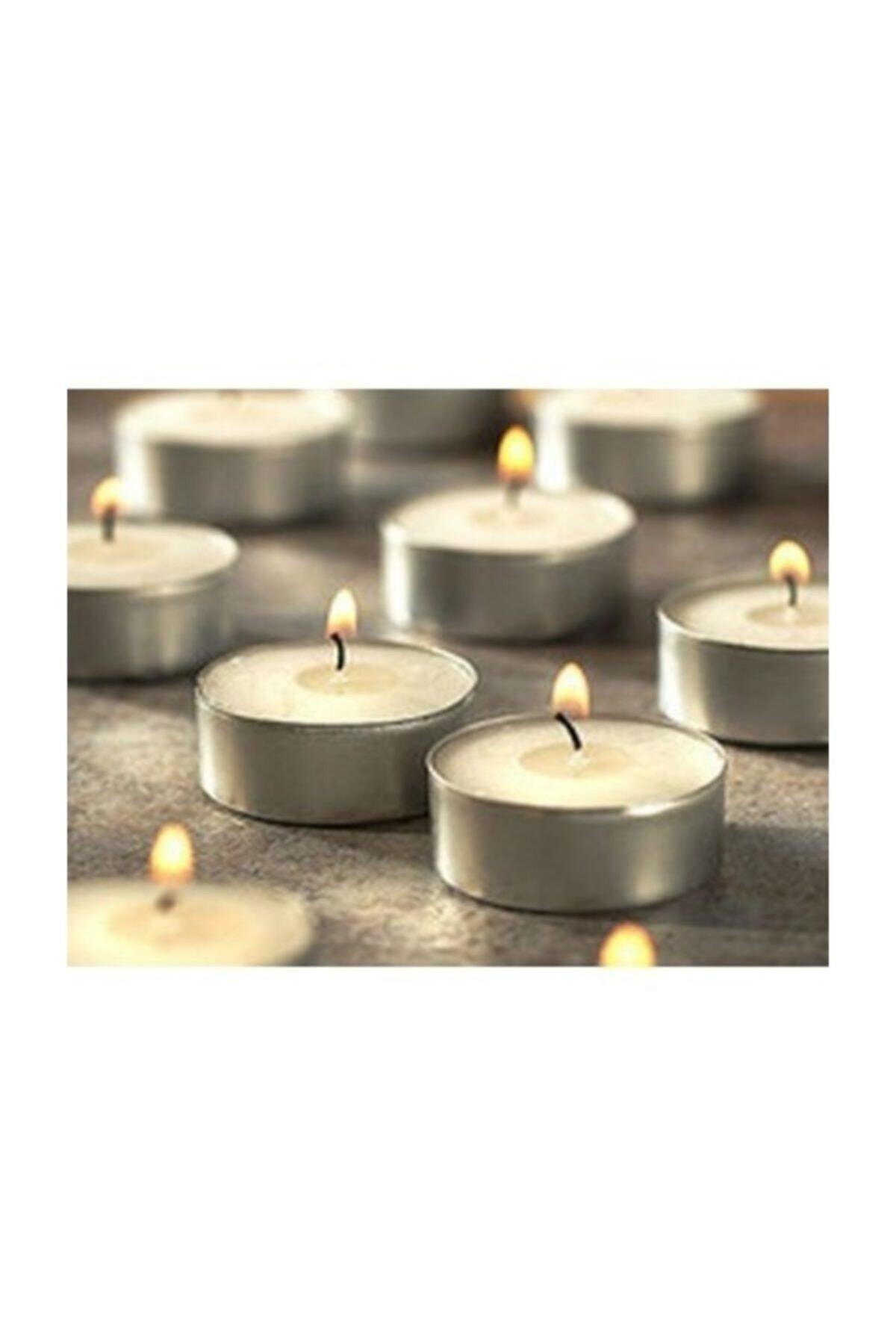 Small Mini Candle White Tea Light 50pcs - Swordslife