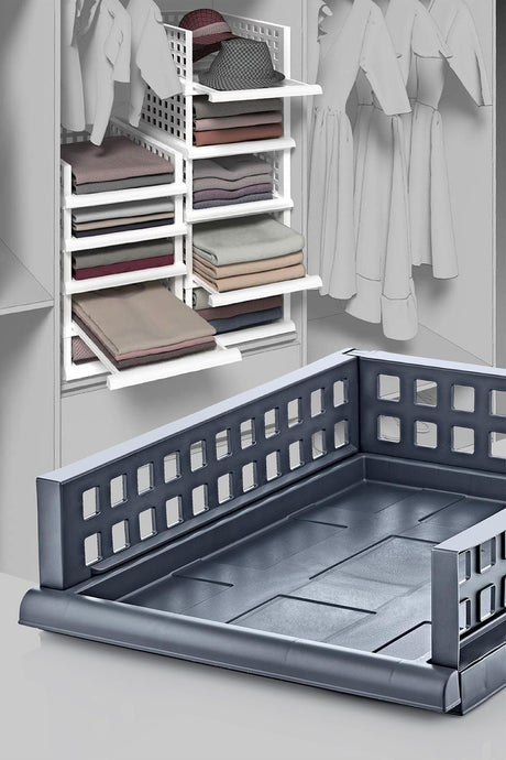 Smart Midi - Gray Smart Shelving System, Organizer, Drawer and Organizer - Swordslife