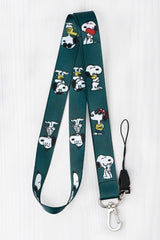 Snoopy Name Badge Neck Strap Lanyard Phone Strap