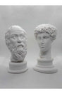 Socrates Hermes 2-Piece Sculpture Bust Trinket - Swordslife