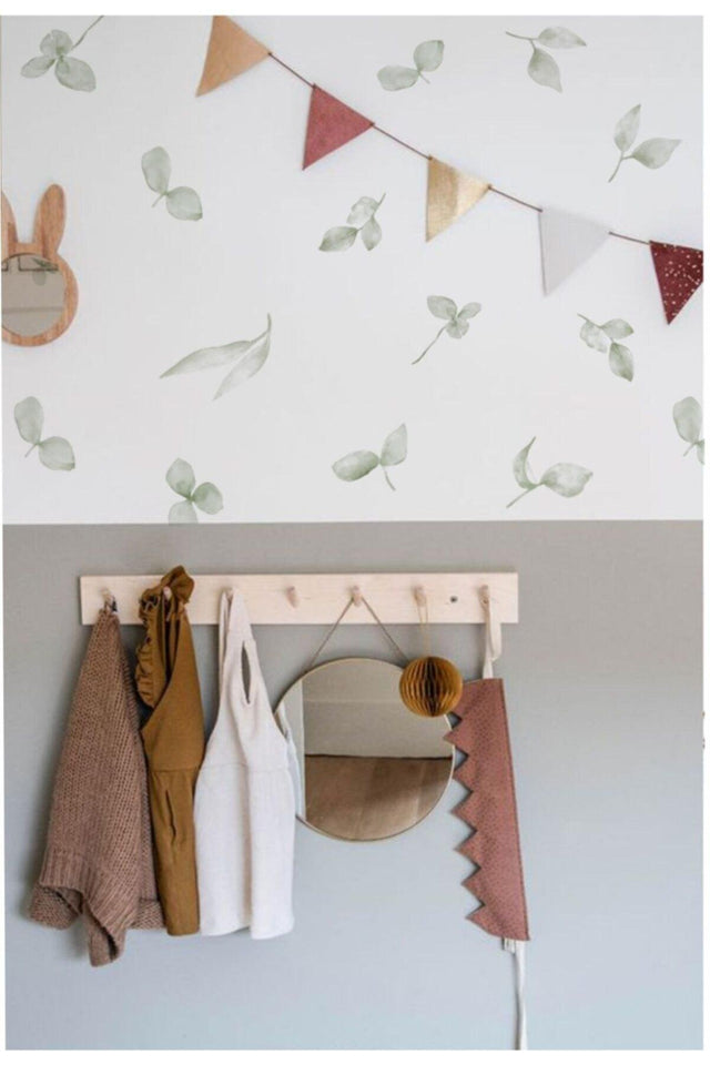 Soft Leaves Wall Sticker - Swordslife