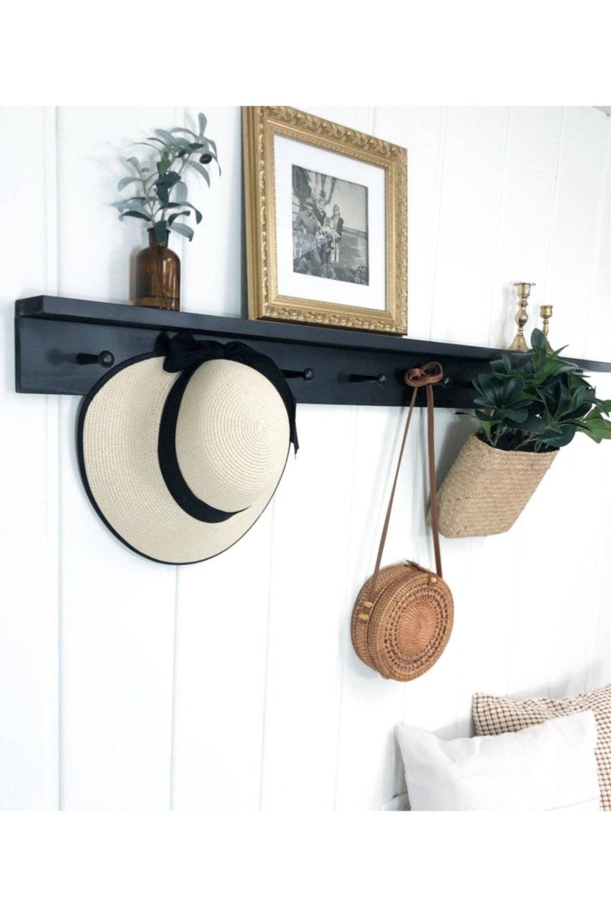 Solid Wood Hanger, Decorative Wall Shelf - Swordslife