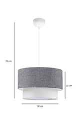 Special Pastry Charm Deco Pendant Lamp Chandelier Light Gray - Swordslife