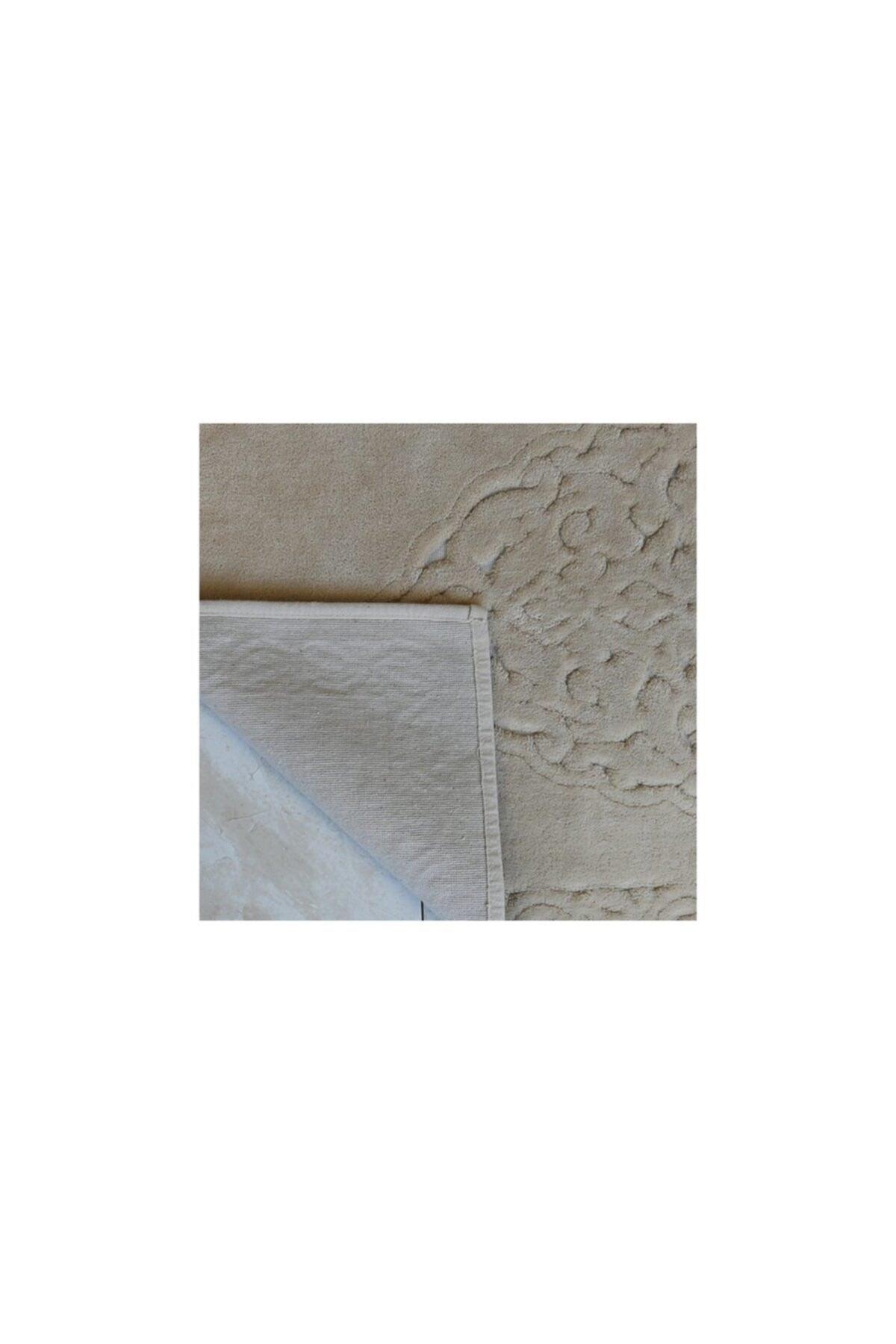 Spercial Cotton 2 Piece Cotton Bath Mat Set Ottoman Pattern Beige - Swordslife