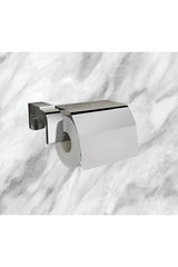 Lifetime Stainless Covered Toilet Roll Holder Wall Mounted Chrome F1-015 - Swordslife