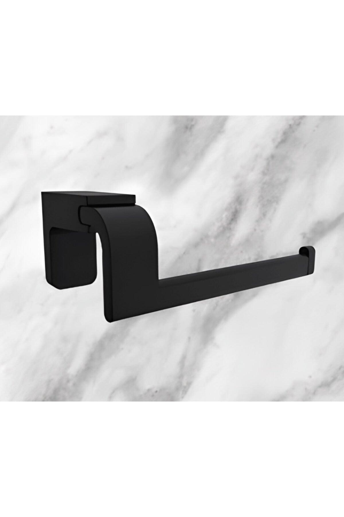 Lifetime Stainless Toilet Roll Holder Wall Mounted Black F1-114 - Swordslife