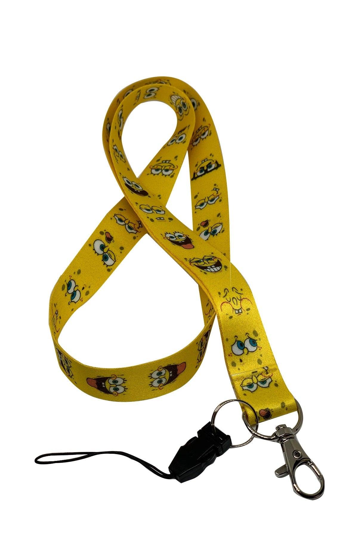 Sponge Bob Patterned Neck Strap Rope Collar