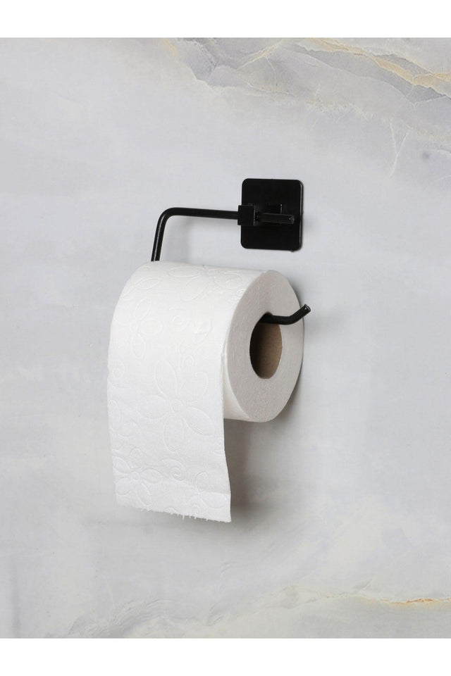 Square Adhesive Black Outdoor Toilettenpapier Wc Serviettenpapier Halter Klnç0002 - Swordslife