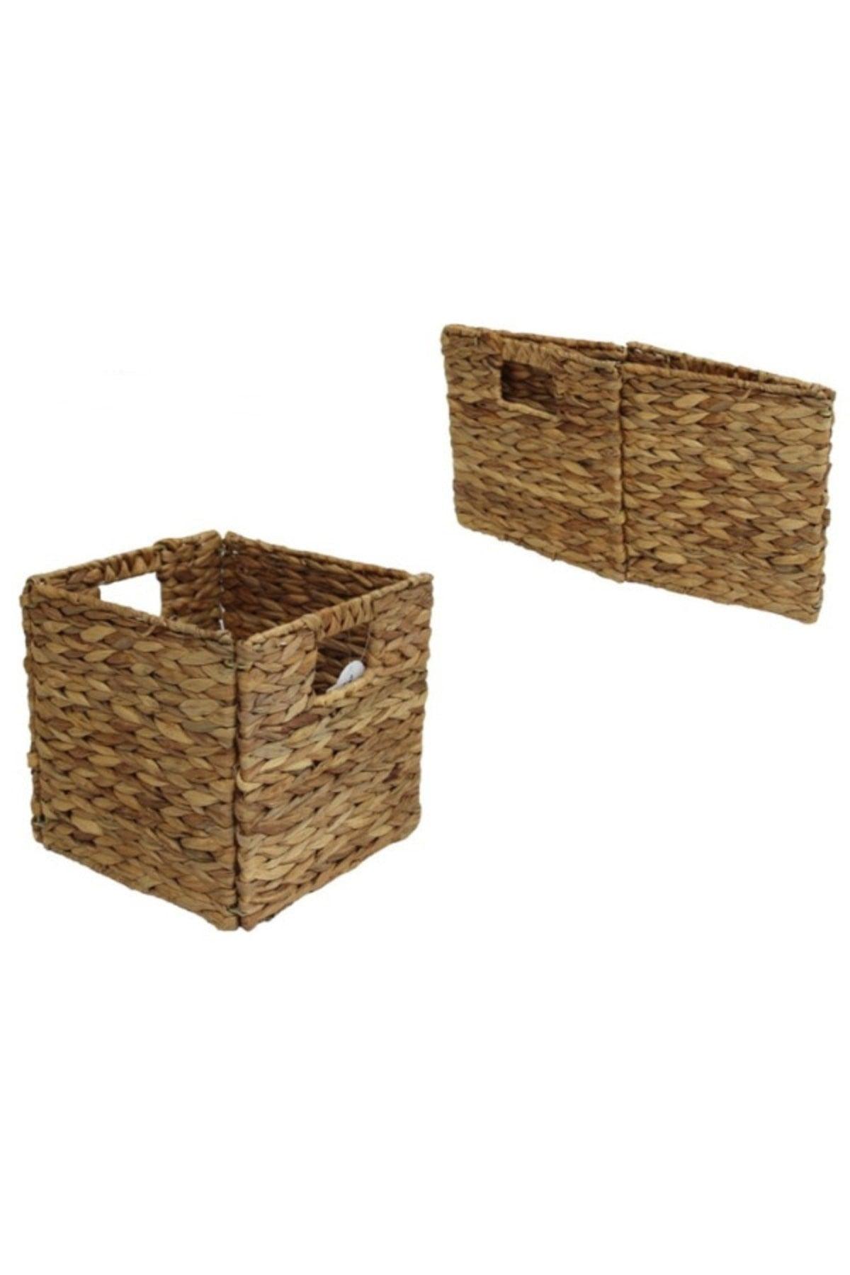 Square Folding Wicker Basket Organizer - Swordslife