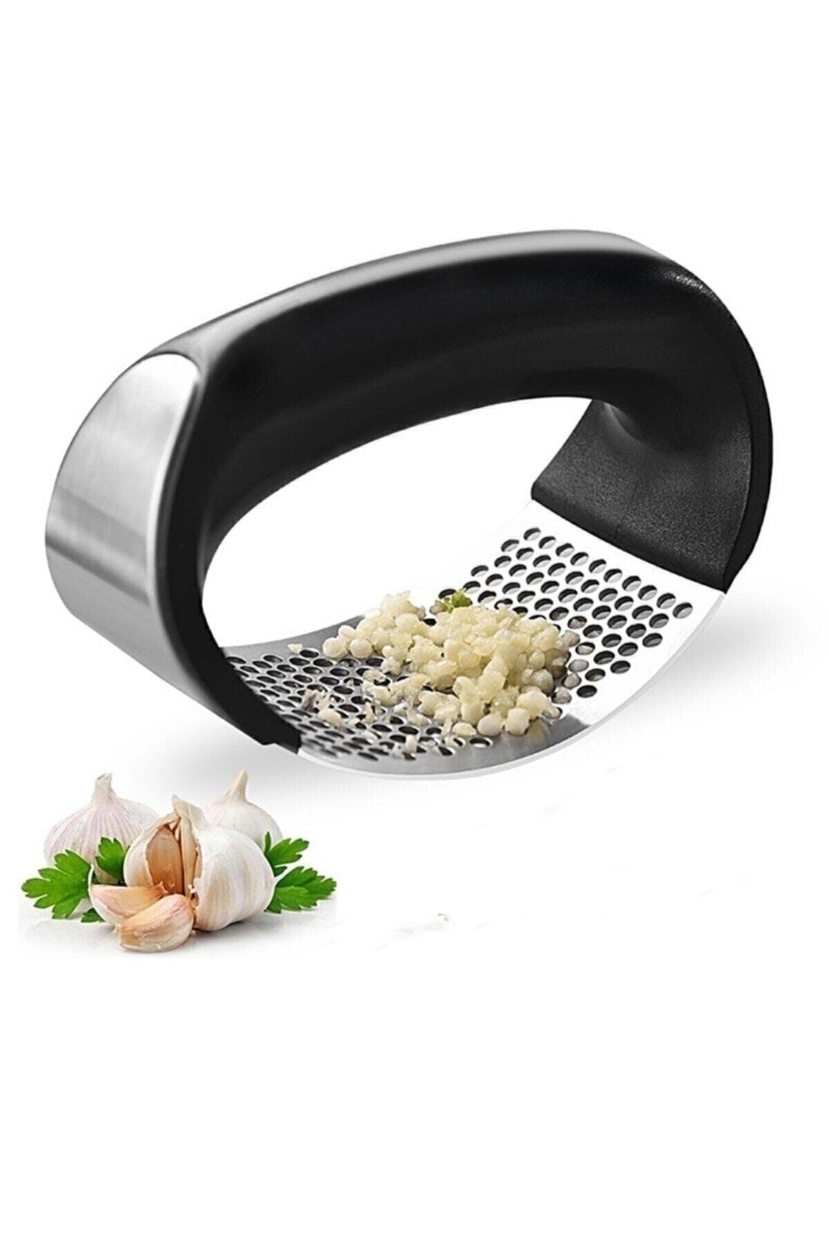 Stainless Steel Garlic Crusher Garlic Ginger Crusher Garlic Grinder Grater - Swordslife