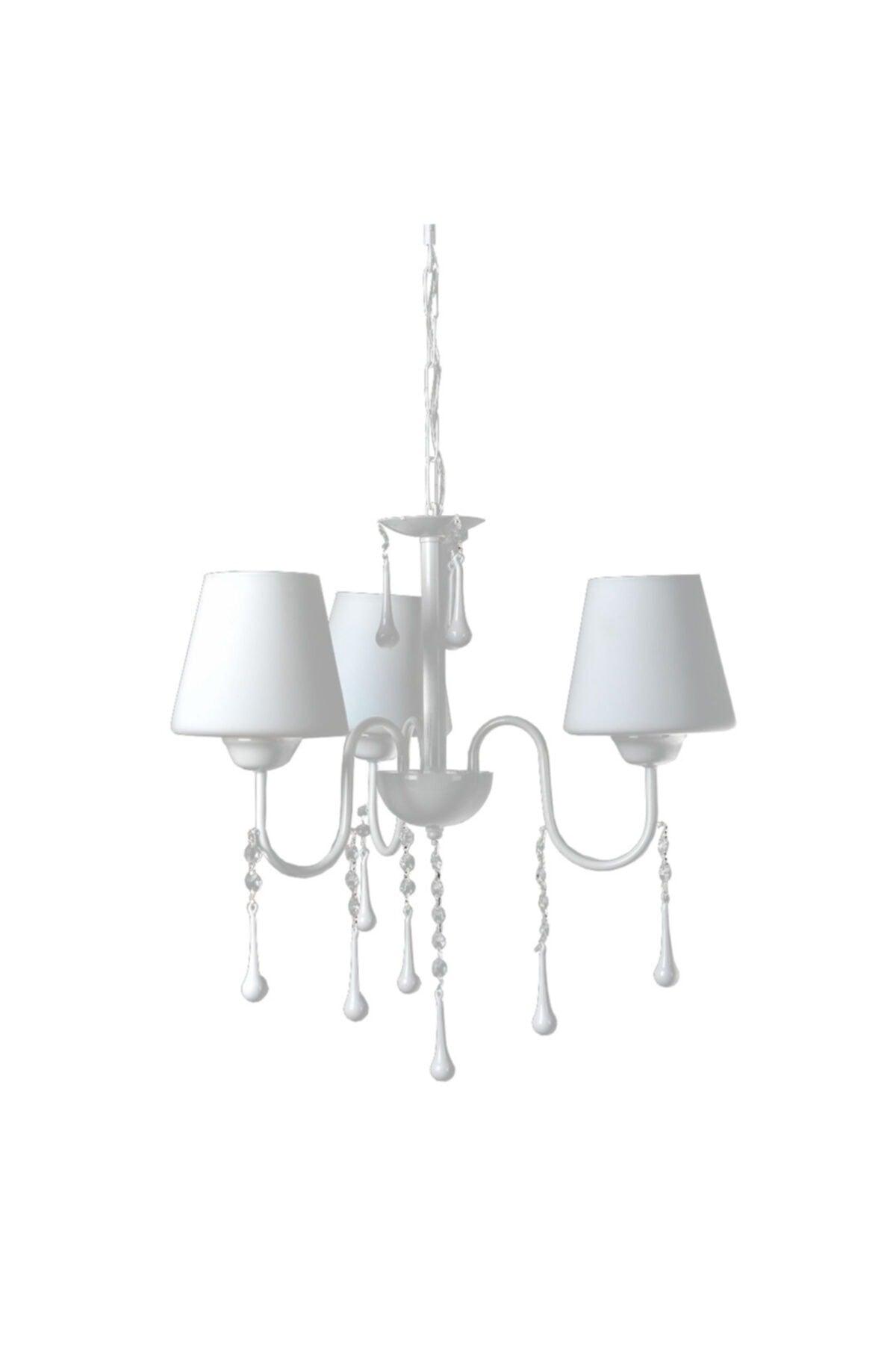 Star 3 Beaded Chandelier – White - Swordslife