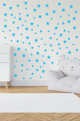 Star Wall Sticker, Star Sticker, Star Decal Light Blue - Swordslife