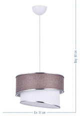 Stare Single Pendant Lamp Chandelier Rose Dry - Swordslife