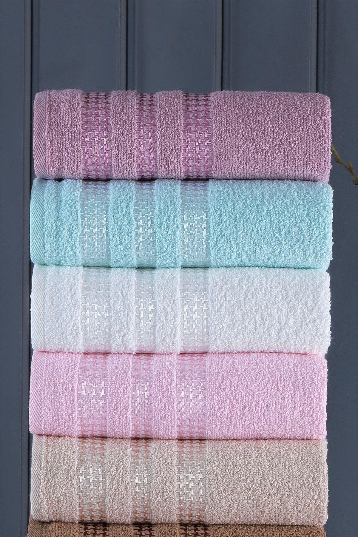 Stars Set of 6 40x70 Cm Hand & Face Towels