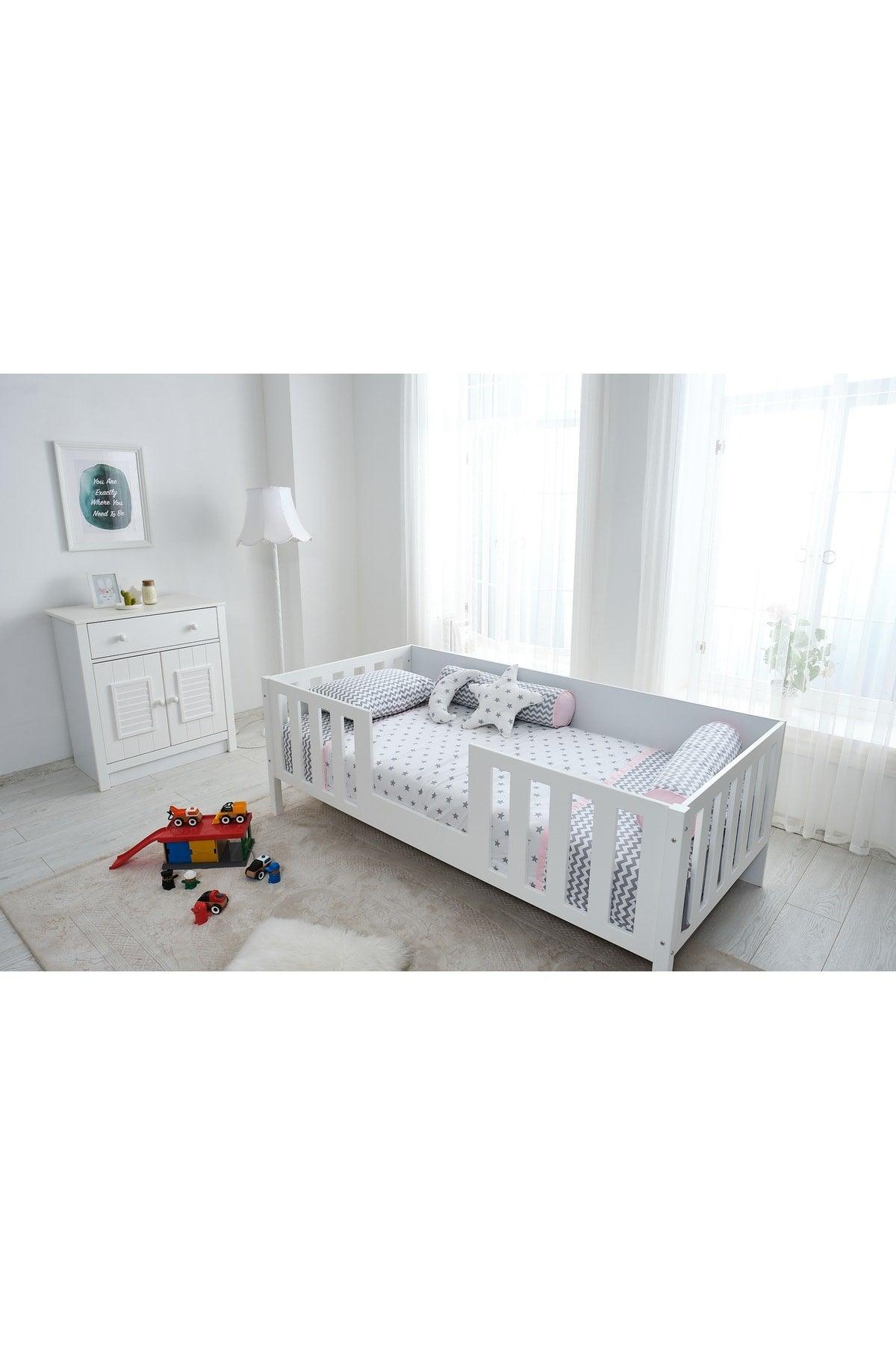 Stella Eco Grey-pink Montessori Sleeping Set - Swordslife