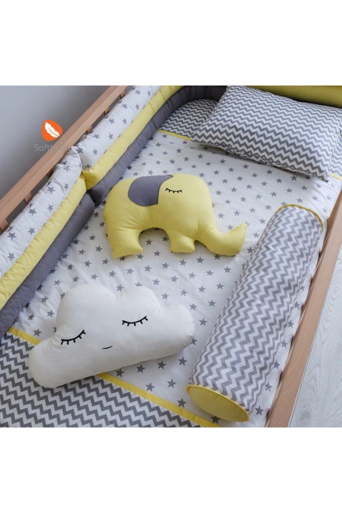 Stella Grey-yellow Katkat Montessori Sleeping Set - Swordslife