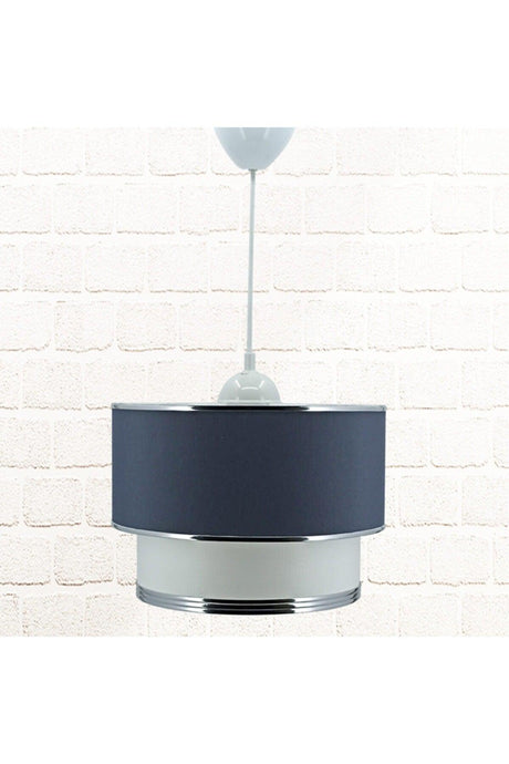 Stone Pendant Lamp Anthracite Chandelier E68 - Swordslife