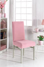 Stretch Standard 1 Piece Chair Cover Pink Color Lycra Washable Elastic Single Seat Cover - Swordslife