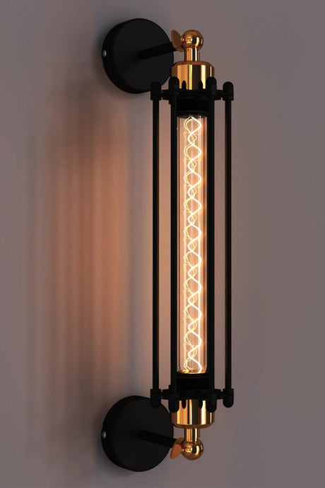 Studio No.on Vicenza Led Wall Sconce Black-gold Detailed - Swordslife