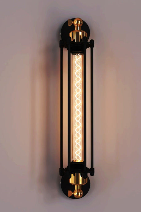 Studio No.on Vicenza Led Wall Sconce Black-gold Detailed - Swordslife