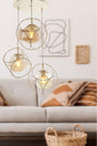 Suna 3rd White-honey Glass Chandelier - Swordslife