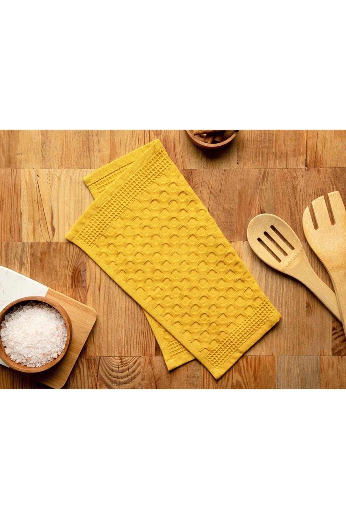 Sunny Cotton Drying Towel 30x30 Cm Mustard - Swordslife