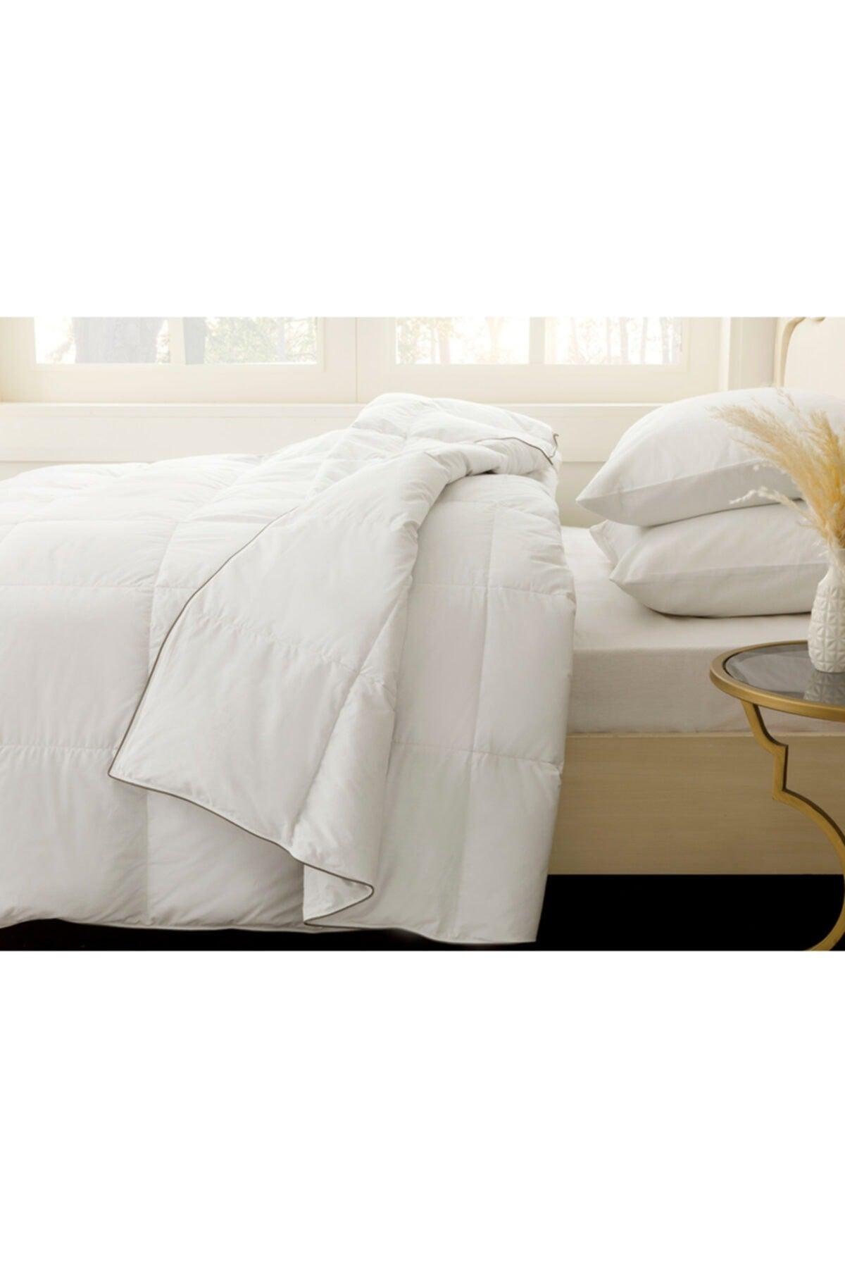 Super Soft Goose Down King Size Quilt 235x215 Cm White - Swordslife