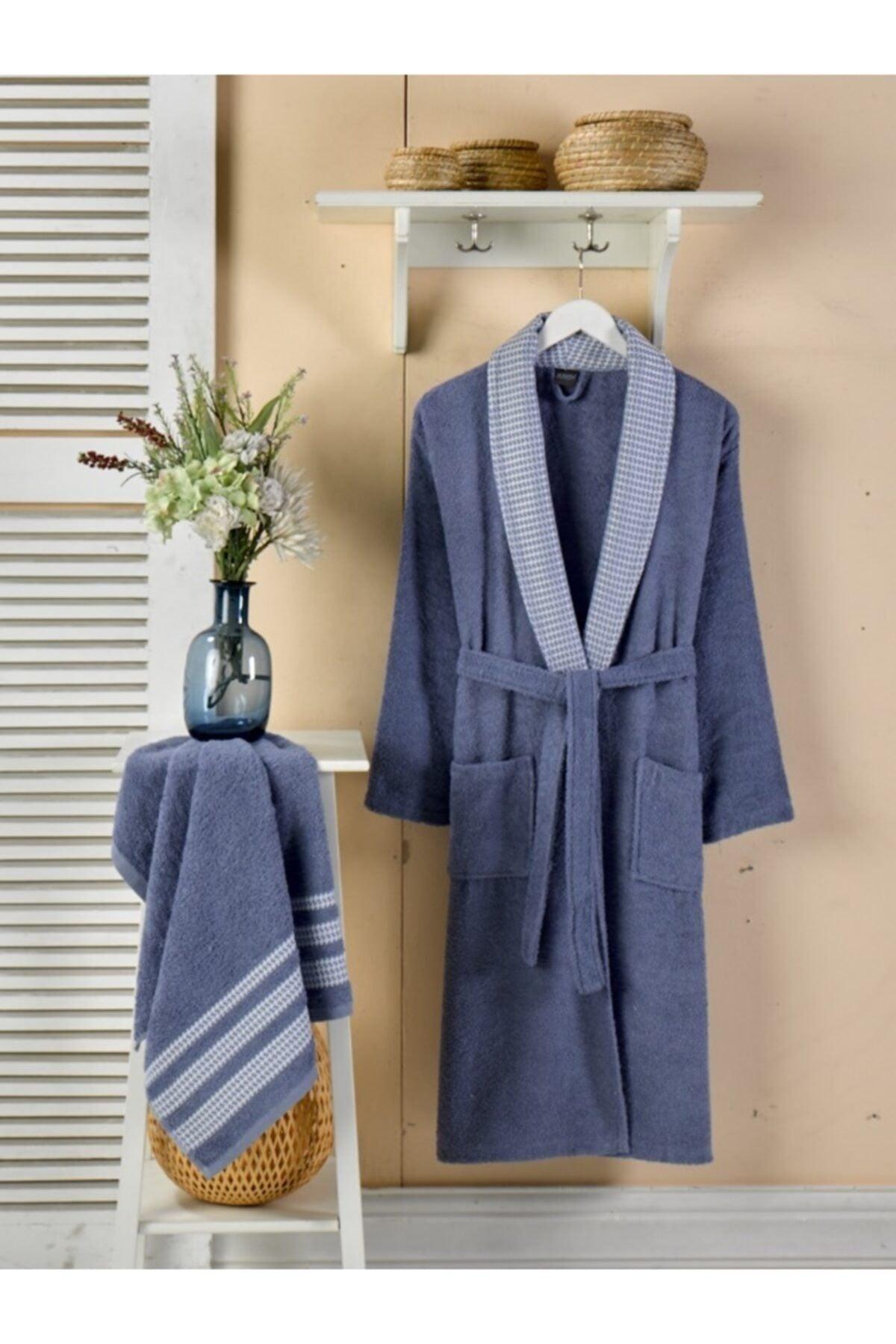 Crowbar 100% Cotton 2 Piece Men's Bathrobe Set - Swordslife