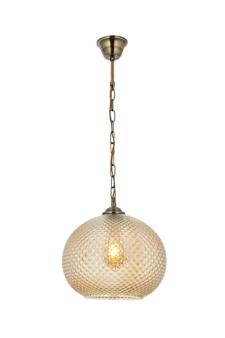 T-0876 30 Honey Luster Single Chandelier - Swordslife