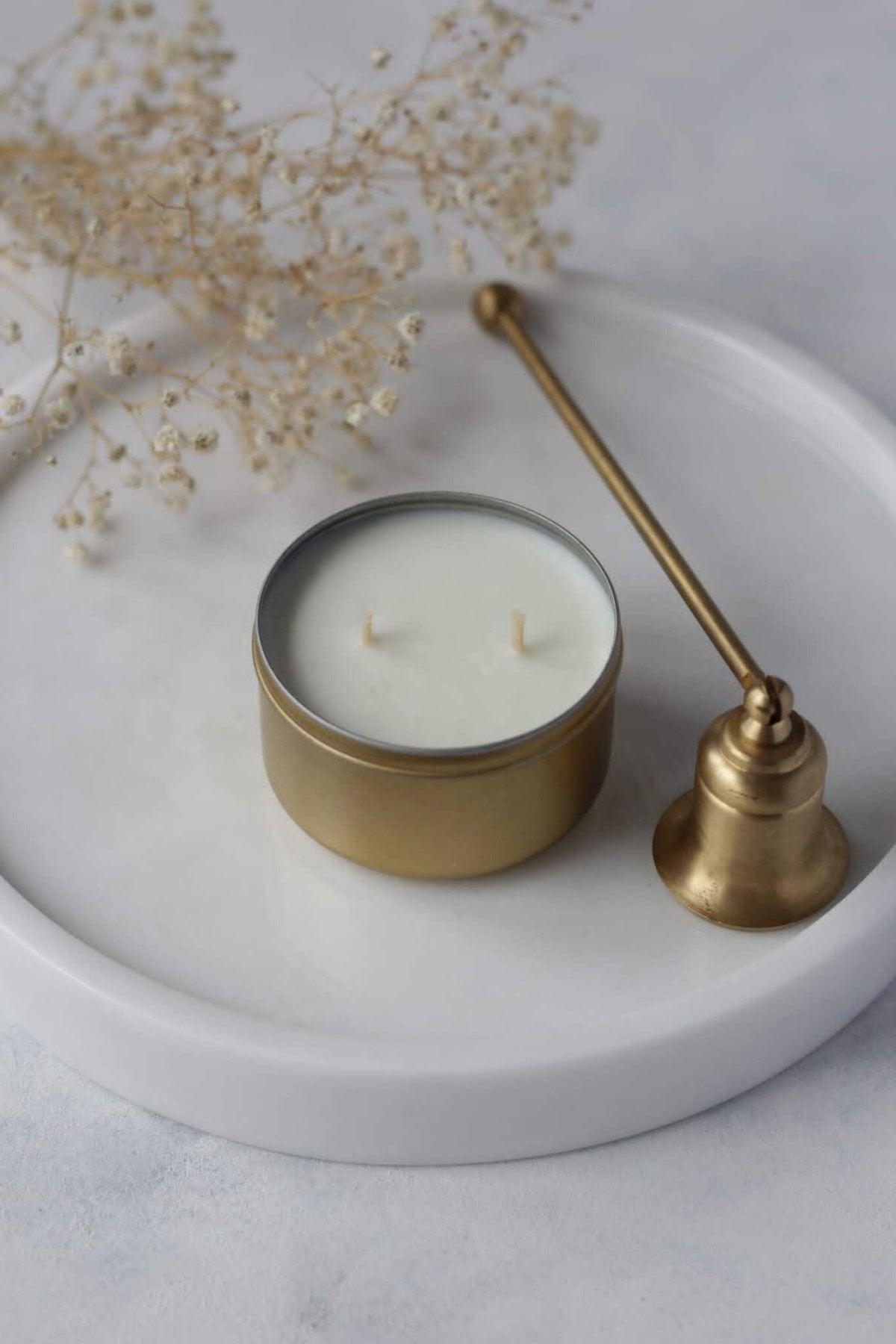 Mandarin Scented Metal Box Soy Candle - Swordslife