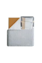 Taren Ranforce Single Duvet Cover Set - Gray - Swordslife